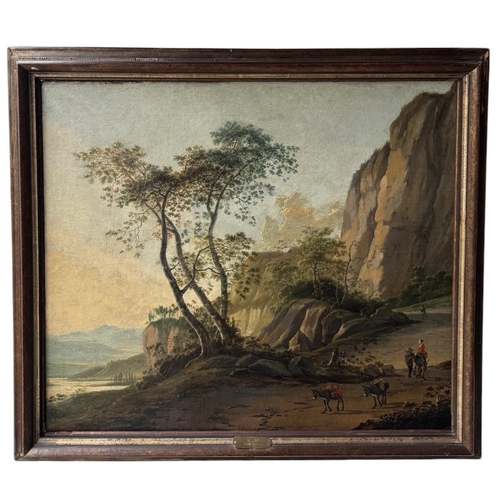 547 - ATTRIBUTED TO JAN BOTH UTRECHT, CIRCA 1618 - 1652, OIL ON CANVAS
Italian river mountain landscape, w... 