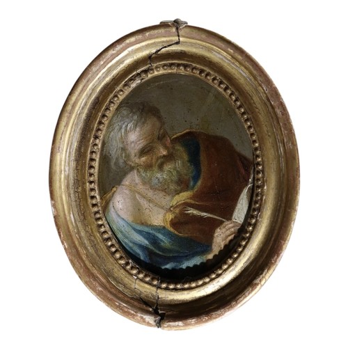 565 - STUDIO GUIDO RENI, BOLOGNA, 1575 - 1642, A SET OF FOUR 17TH CENTURY OVAL OIL ON COPPER
The Four Evan... 