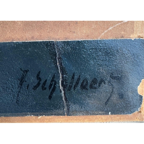 215 - ALFRED SCHOLLAERT, BELGIAN, 1905 - 1987, MID 20TH CENTURY OIL ON BOARD
Portrait study of a gentleman... 