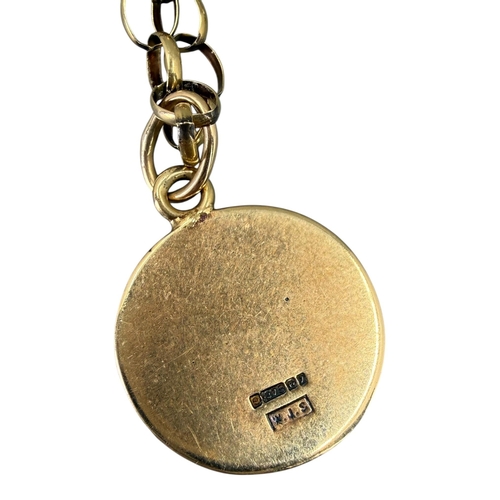 517 - W.J. SUTTON LTD, A MID 20TH CENTURY 9CT GOLD ST. CHRISTOPHER PENDANT
Hallmarked Birmingham, 1958, at... 