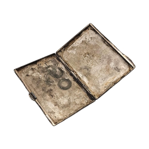 524 - HILLIARD & THOMASON, A LATE 19TH CENTURY VICTORIAN SILVER CIGARETTE CASE
Hallmarked Birmingham, 1894... 
