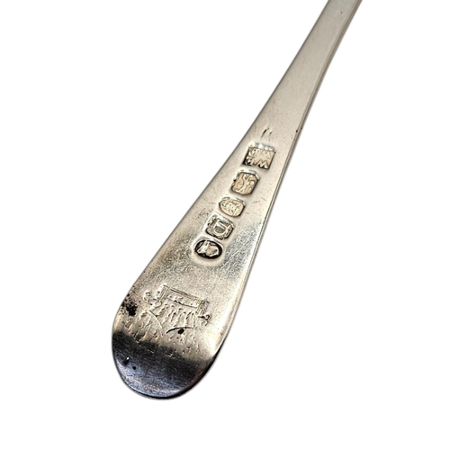 536 - WILLIAM ELEY I & WILLIAM FEARN, SIX LATE 18TH CENTURY GEORGE III SILVER DESSERT FORKS
Hallmarked Lon... 