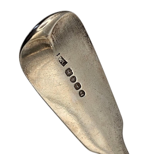 542 - WILLIAM CHAWNER II, A 19TH CENTURY GEORGE IV SILVER LADLE
Hallmarked London, 1824, fiddle pattern wi... 
