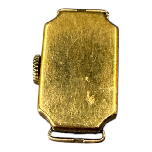 547 - STOCKWELL & CO., AN ART DECO 17CT GOLD CASED LADIES’ WRISTWATCH
Imported hallmarks for London, 1924.... 