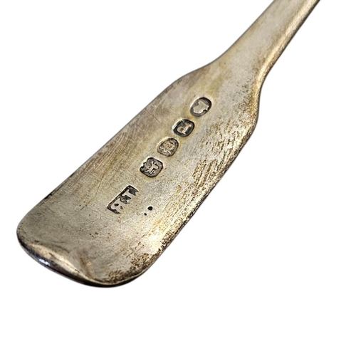 556 - THREE PAIRS OF 19TH CENTURY GEORGIAN AND VICTORIAN SILVER SPOONS AND TWO INDIVIDUAL SPOONS
Pairs com... 