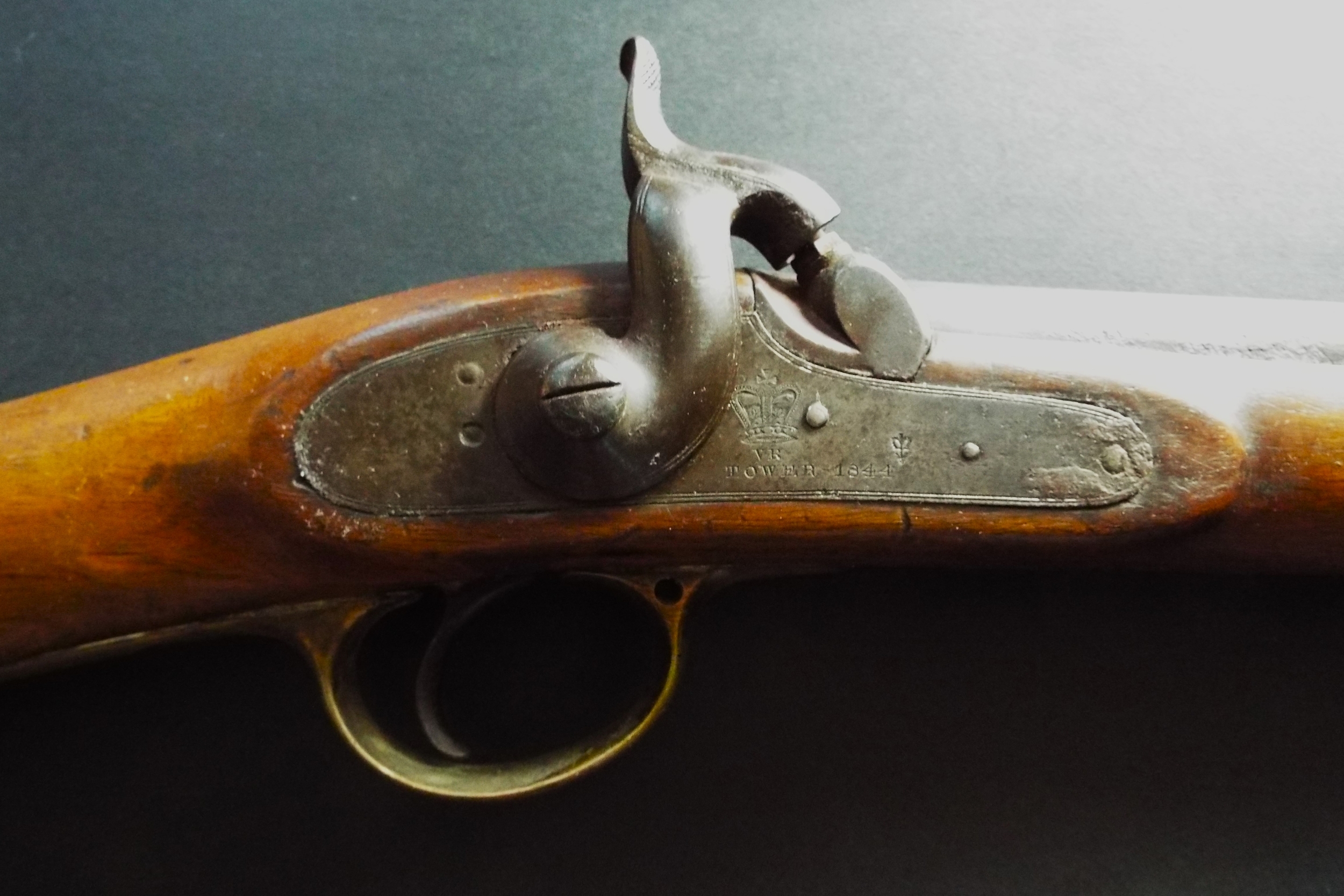 1844 Pattern Tower musket. Full stock with regulation brass mounts ...