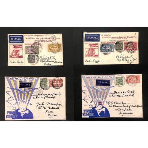 105 - 1932 (Oct.) Covers carried by Imperial Airways to or from Karachi, and on the first Tata Airways fli... 