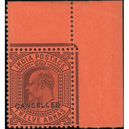 1126 - 1902-04 KEVII 3p-1r, the nine values or shades issued later in 1902-04 (after the initial set was is... 