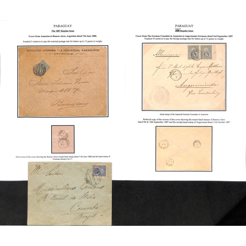 1270 - 1879-89 Issues, the fine study written up on 36 pages comprising 1879 unissued 5r and 10r (9, four C... 