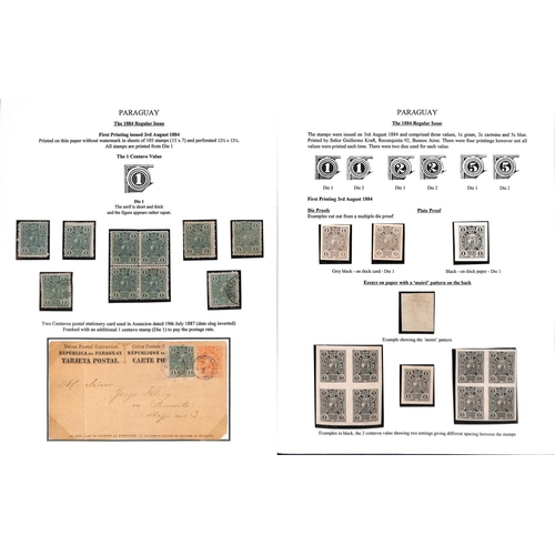 1270 - 1879-89 Issues, the fine study written up on 36 pages comprising 1879 unissued 5r and 10r (9, four C... 