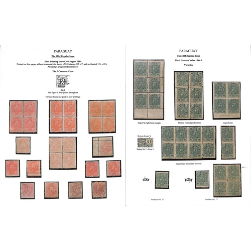 1270 - 1879-89 Issues, the fine study written up on 36 pages comprising 1879 unissued 5r and 10r (9, four C... 