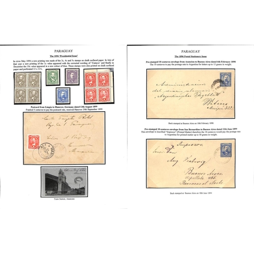 1273 - 1892-96 Presidential Issue, the fine study on sixteen pages with 1892 and 1896 sets mint including b... 