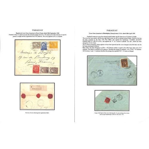 1275 - 1900-03 Regular issues, the fine study written up on 29 pages, comprising 1900 issue die proofs (3) ... 