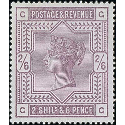 400 - 1883 2/6 Lilac on white paper, GG superb unmounted mint, well centred, full original gum. S.G. 178. ... 