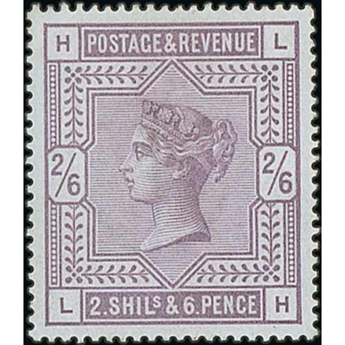 402 - 1883 2/6 Lilac on white paper, LH superb unmounted mint, well centred, full original gum. S.G. 178. ... 