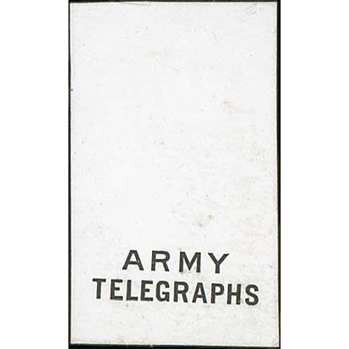 522 - Army Telegraphs. 1901 Die Proofs in black of a KEVII £1 unappropriated 