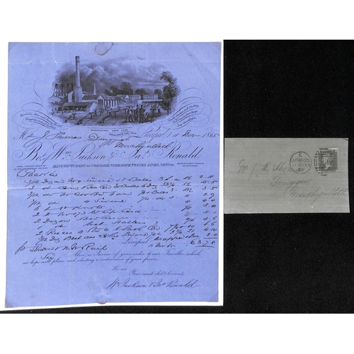 542 - 1829-1905 Entire letters and covers all with interesting content, comprising 1829 