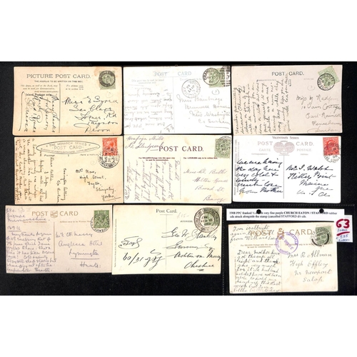 546 - 1890-1990 Covers and cards (c.100), free fronts (43) etc., including 1890 Penny Postage Jubilee enve... 