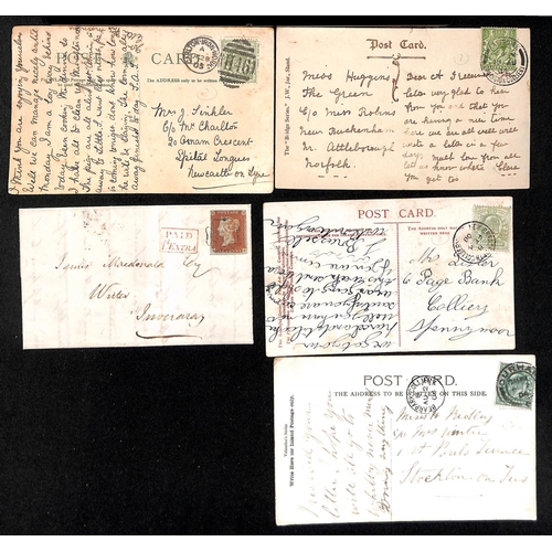 546 - 1890-1990 Covers and cards (c.100), free fronts (43) etc., including 1890 Penny Postage Jubilee enve... 