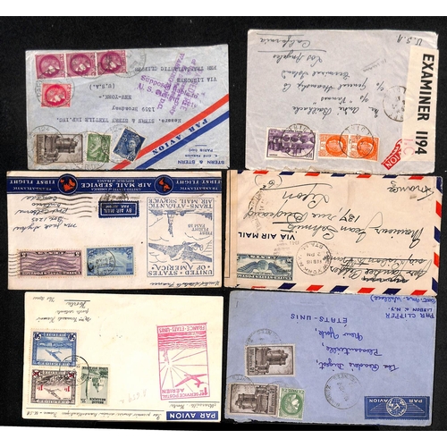 69 - France. 1939-77 First flights and commercial covers flown between France and North America including... 