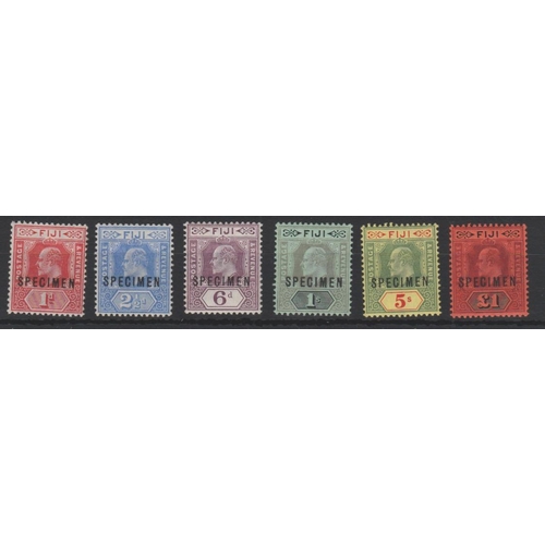 1044 - 1906-12 KEVII Multiple Crown CA 1d - £1 overprinted 