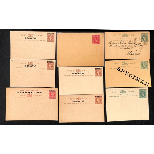 1075 - Postal Stationery. 1886-1938 Postcards, reply cards, wrappers and registration envelopes including S... 