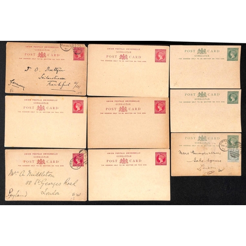 1075 - Postal Stationery. 1886-1938 Postcards, reply cards, wrappers and registration envelopes including S... 