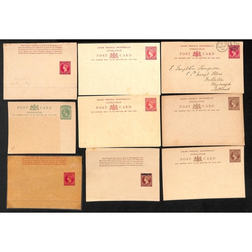 1075 - Postal Stationery. 1886-1938 Postcards, reply cards, wrappers and registration envelopes including S... 