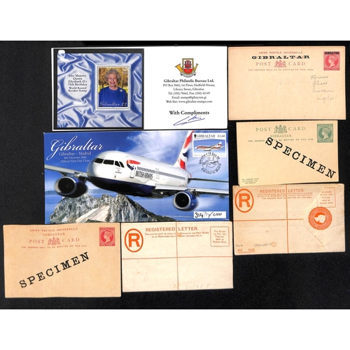 1075 - Postal Stationery. 1886-1938 Postcards, reply cards, wrappers and registration envelopes including S... 