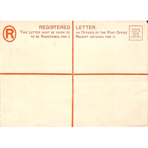 1075 - Postal Stationery. 1886-1938 Postcards, reply cards, wrappers and registration envelopes including S... 