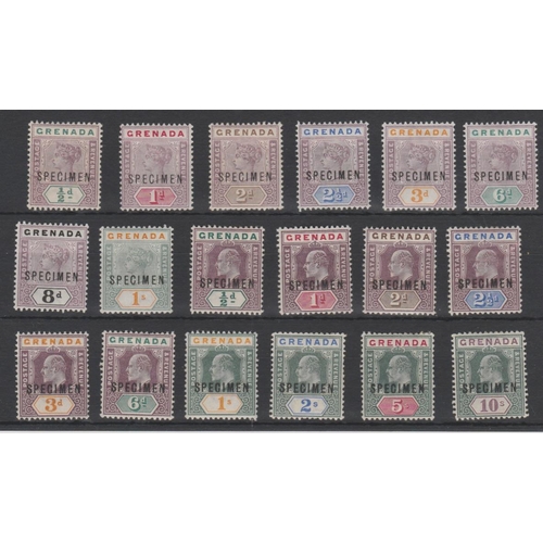 1080 - 1895-99 ½d - 1/- and 1902 KEVII ½d - 10/- all overprinted 