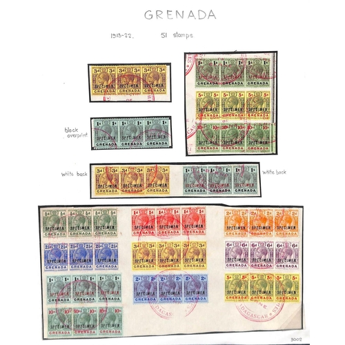 1082 - 1913-22 Multiple Crown CA ½d - 10/- set, the 3d with white and yellow backs, 1/- with green, wh... 