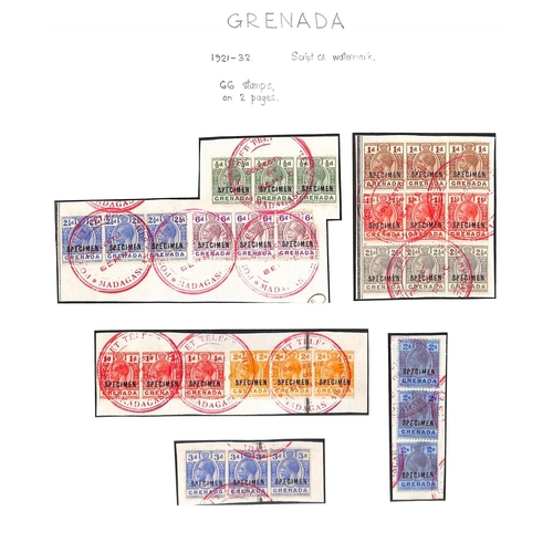 1083 - 1921-26 Multiple Script CA ½d - 10/- set of 22 (no 2/6, which was issued later in 1929) in stri... 