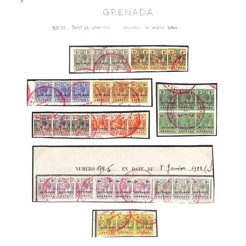 1083 - 1921-26 Multiple Script CA ½d - 10/- set of 22 (no 2/6, which was issued later in 1929) in stri... 