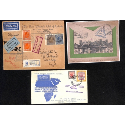 127 - Sudan. 1931 (Mar.) First Imperial Airways London to East Africa service, cover from Yugoslavia to Wa... 