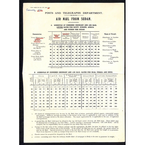 127 - Sudan. 1931 (Mar.) First Imperial Airways London to East Africa service, cover from Yugoslavia to Wa... 