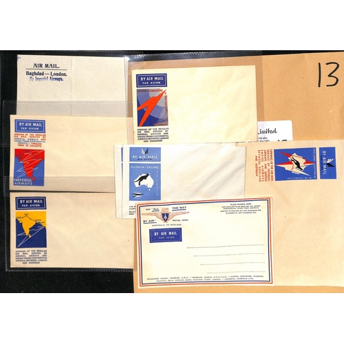 13 - Imperial Airways. 1932-39 Unused first flight envelopes and other covers including envelopes for Eng... 