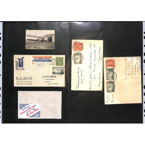 139 - 1929-46 Covers and cards from or to Australia including G.B 1929 (Nov 12) Ross Smith 10th Anniversar... 