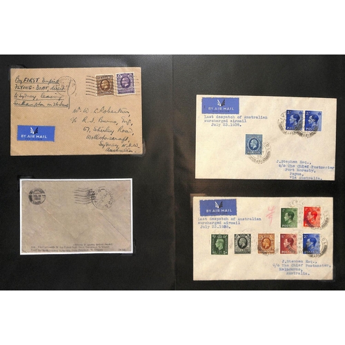 139 - 1929-46 Covers and cards from or to Australia including G.B 1929 (Nov 12) Ross Smith 10th Anniversar... 