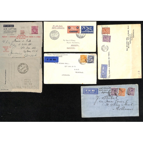 139 - 1929-46 Covers and cards from or to Australia including G.B 1929 (Nov 12) Ross Smith 10th Anniversar... 