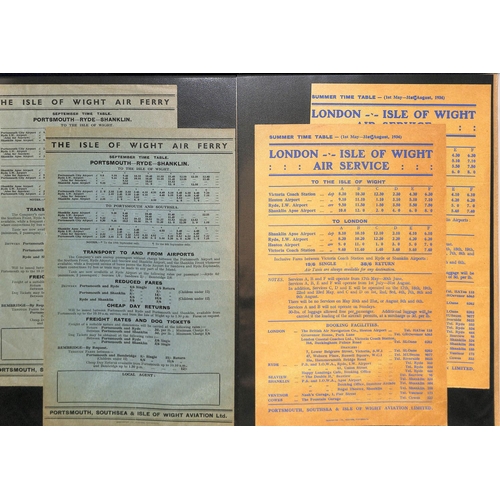 48 - Portsmouth, Southsea & Isle of Wight Aviation Ltd. 1934-39 Stamps, covers, letters and ephemera incl... 