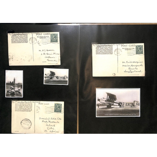 53 - 1929 (Mar 26-30) First flight covers and cards from G.B (22) or Southern Ireland, carried on the Lon... 