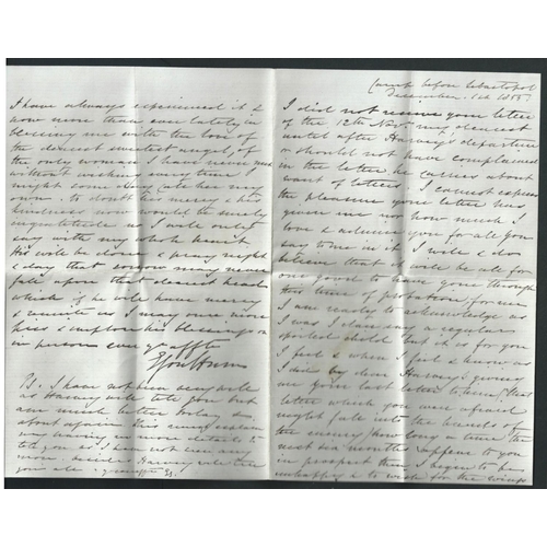 650 - 1855 (Dec 1-29) Letters from Col. E. Goulburn written from 