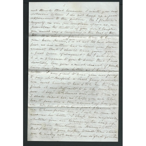 650 - 1855 (Dec 1-29) Letters from Col. E. Goulburn written from 