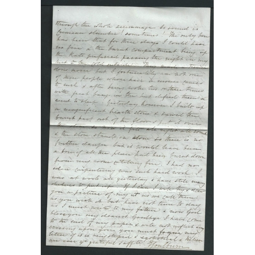 650 - 1855 (Dec 1-29) Letters from Col. E. Goulburn written from 