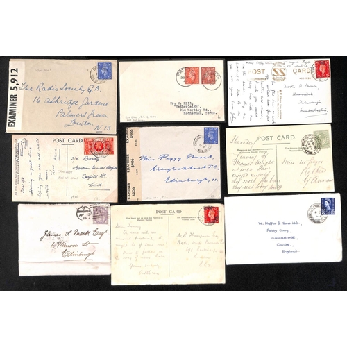 824 - 1812-1984 Entire letters, covers and cards, including boxed 