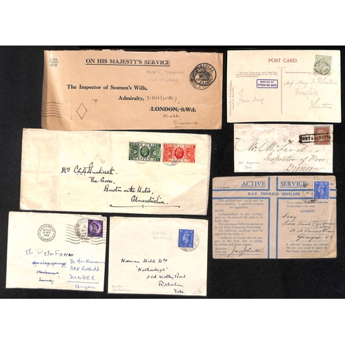 824 - 1812-1984 Entire letters, covers and cards, including boxed 