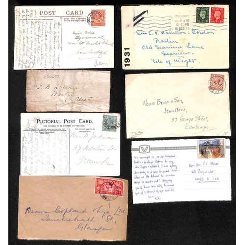 824 - 1812-1984 Entire letters, covers and cards, including boxed 