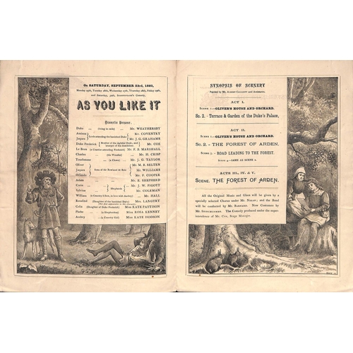 855 - c.1860-1900 G.B Ephemera comprising a fine large poster 