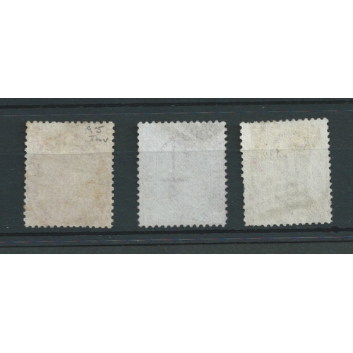 369 - 1869-80 Stamps with inverted watermarks comprising 1869 Large Garter 4d deep vermilion plate 11, 187... 